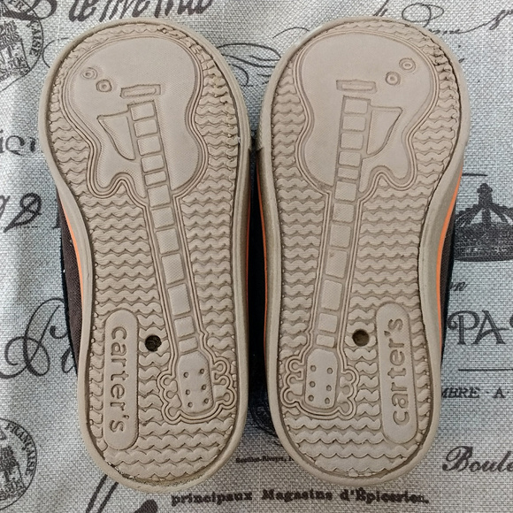 Carters RICHIE Slip-On Brown Baby Toddler Shoes - Picture 7 of 8